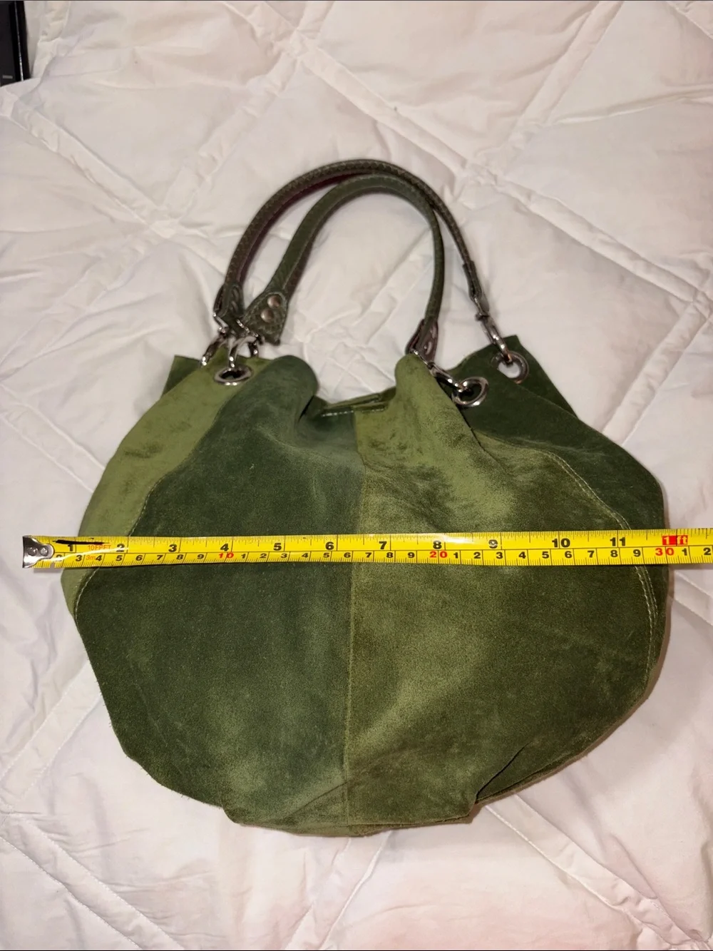 HTF Carla Danelli suede hobo Bag